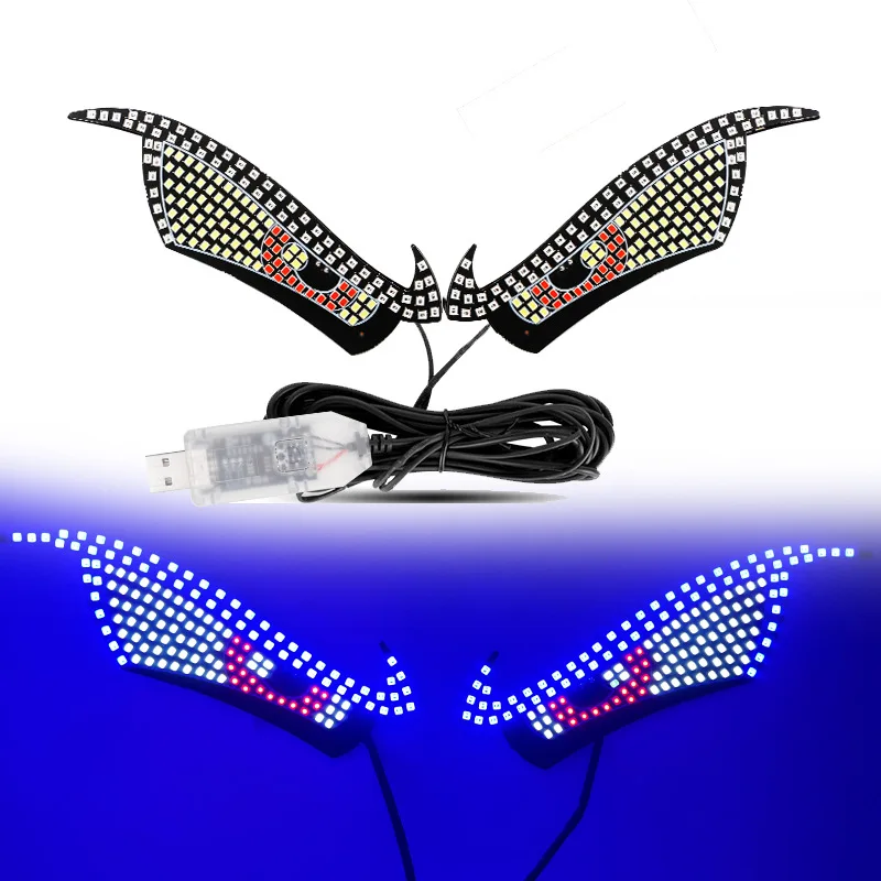 

Car Demon Eye LED Decoration Lights Personalized Modification Customized Car Headlight Accessories