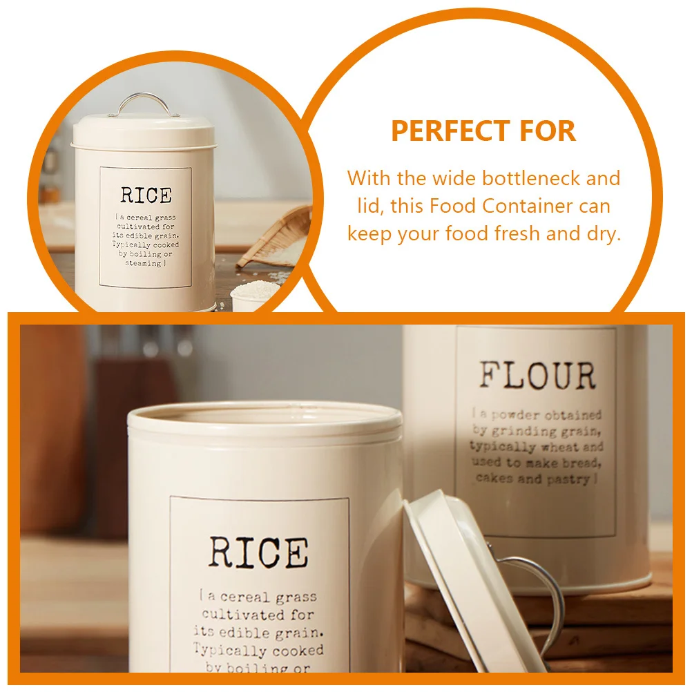 

Large Capacity Rice Storage Container Airtight Grain Bucket with Wide Bottleneck for Kitchen Sealed Food Storage Rice Dispenser