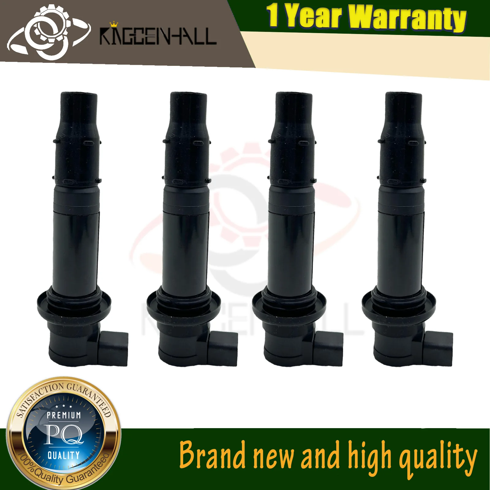 

4PCS Ignition Coil 13S-82310-00-00 5PW-82310-00-00 Compatible with Yamaha FZ 1 YZF R1 R6 R6S VMX V FZ8 800S FAZE 5SL-82310-00-00