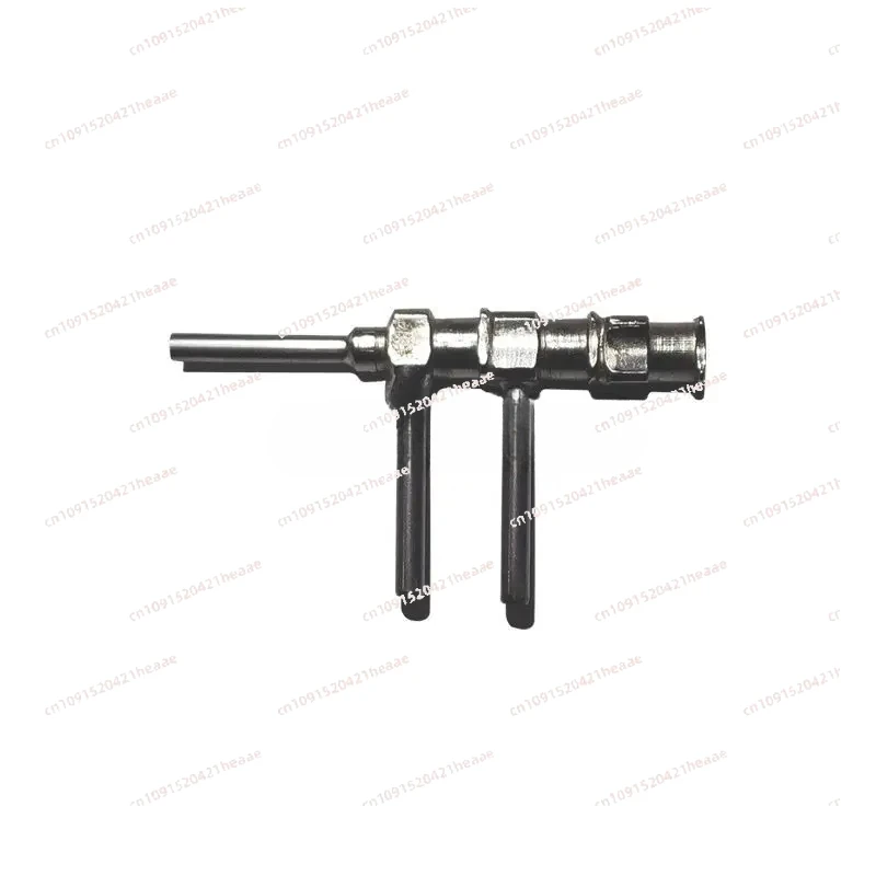 مناسبة للفوهة المحورية ثلاثية الطبقات، فوهة ثلاثية القنوات، غزل كهربائي، غلاف تدفق دقيق رطب، ألياف مجوفة أساسية #2