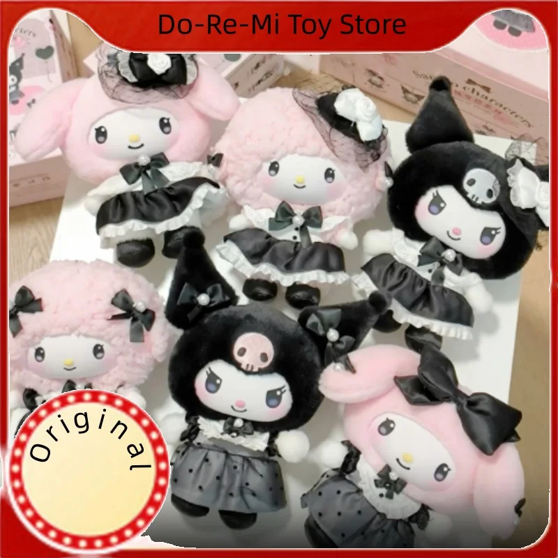 

Натуральная серия персонажей Sanrio, наряд для сестры, слепая коробка, кавайные куклы, кулон, брелок, модные игрушки, коллекционные украшения, подарки