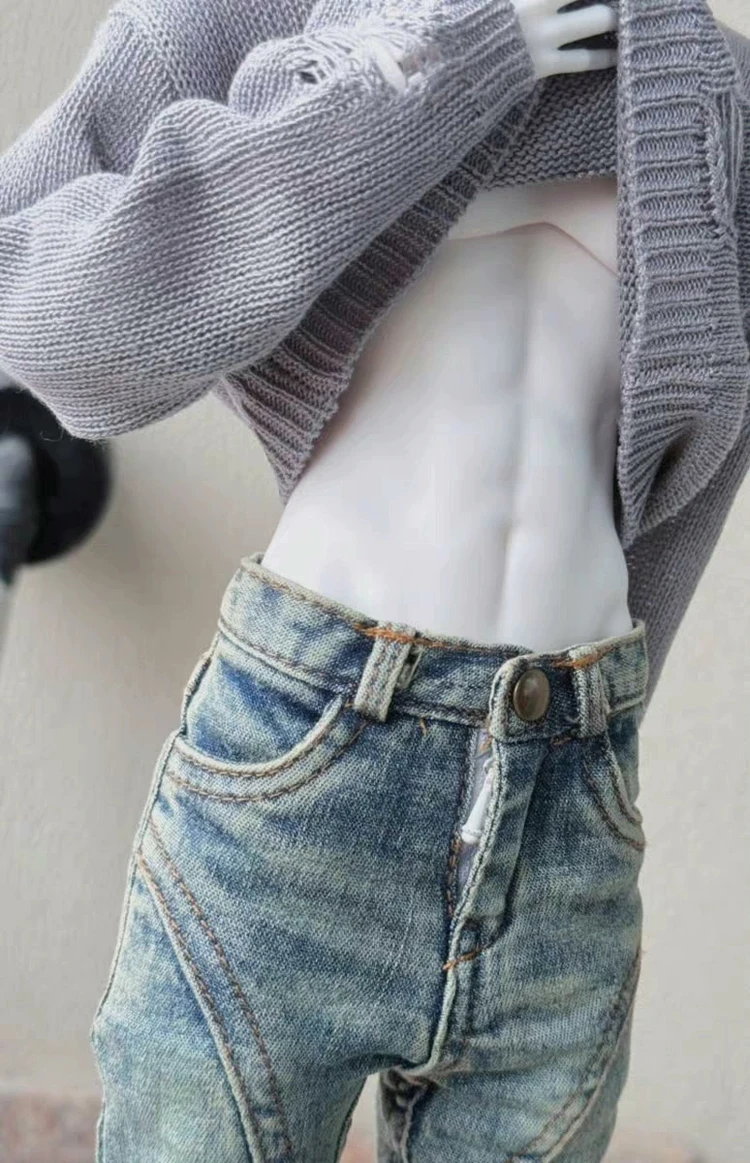 HeHeBJD 1/4 male body only, without head, resin dolls extra hands and high heel