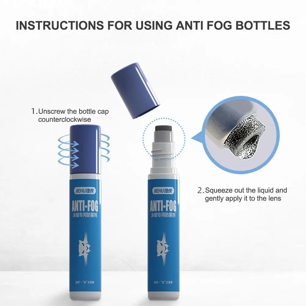 10ml Solid Anti Fog Agent For Swim Goggles Glass Lens Diving Mask Cleaner Solution Antifogging Spray Mist Prevents Fog R8Q0