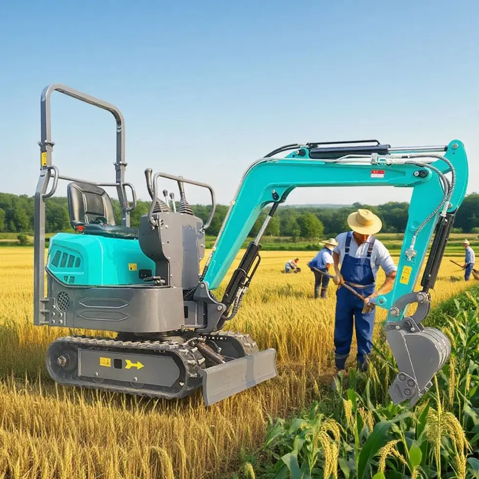 

Multi functional customized product 2025 new small excavator with cheap price, 1 ton new