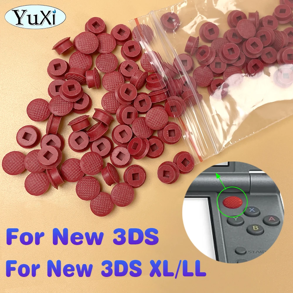 10PCS For New 3DS XL LL Right Joystick C Stick Circle Pad For Nintend New 3DS Button Grip Cap Cover Replacement Repair Part