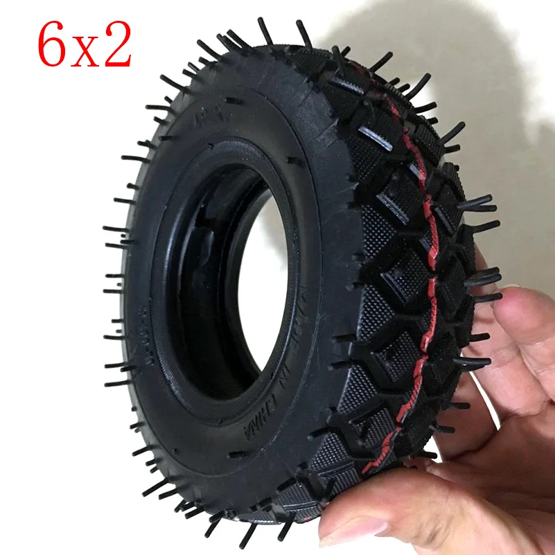 Size 6x2 Tire Inner Tube Fits Electric Scooter for Modified Wheel 160mm Pneumatic Tyre   F0