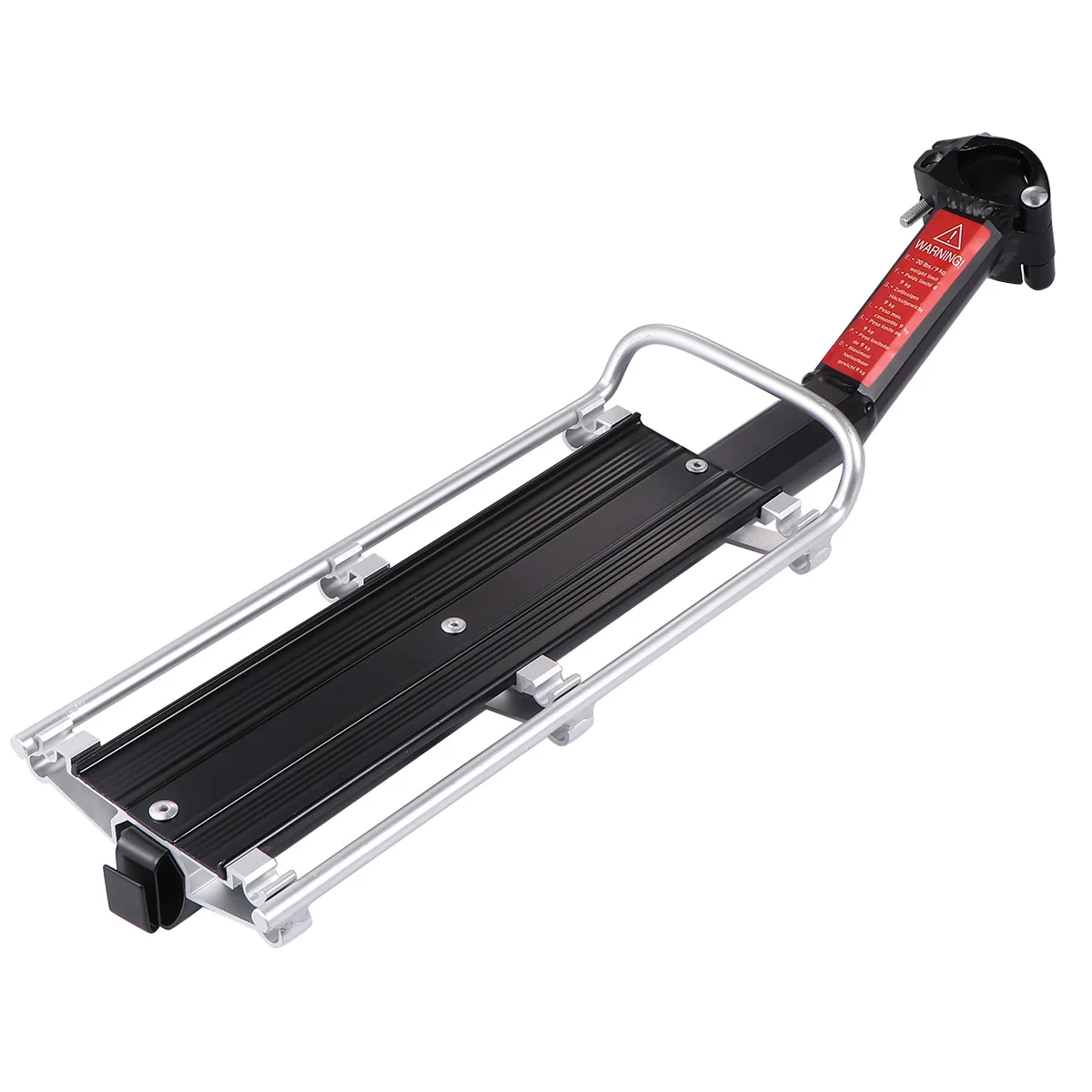 

Bicycle Rear Luggage Carrier Aluminum Bike Shelf Cargo Rack Stand Mount Road Mountain Bike Lightweight Foldable Movable Pannier