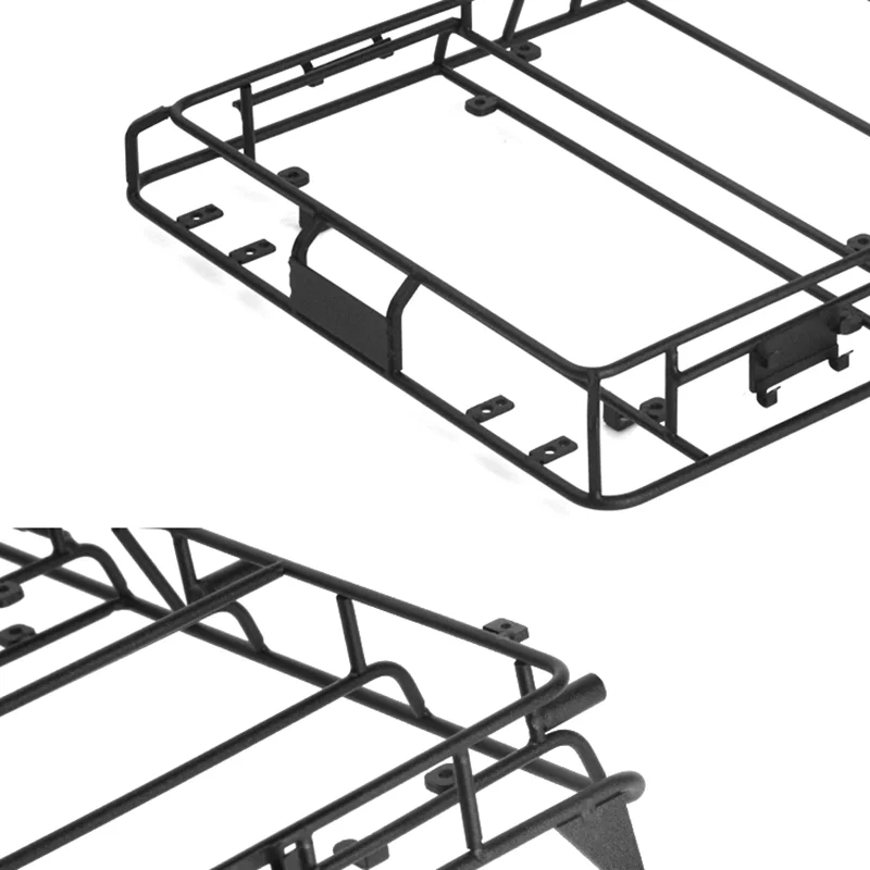 Portapacchi in metallo per 1/10 RC Crawler Car Defender RC4WD D90 D1RC Parti fai da te