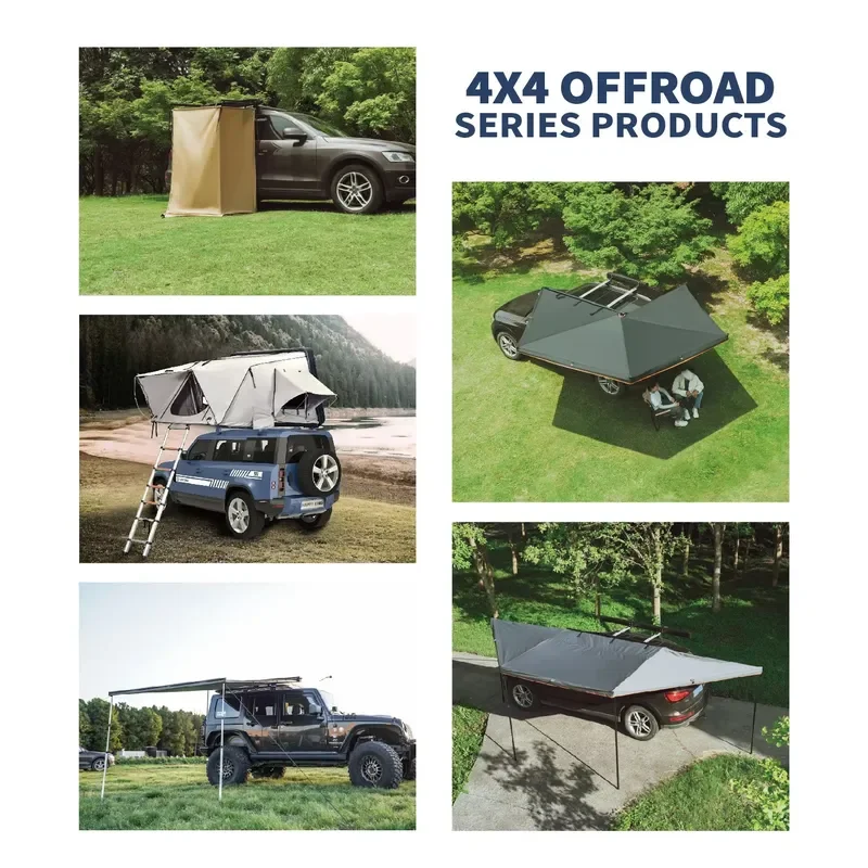 Awnlux Overland Awning Foxwing 180 Degree Roof Top Tent for 4x4 RV Exterior Accessories view 6
