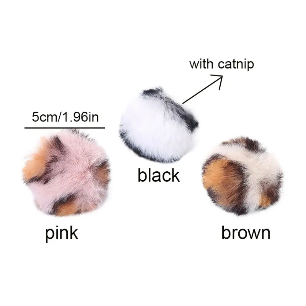 Pet Cat Toy Cat Chew Toy Plush Fashion Kitten Ball Toy Kitten Playing Toy with Catnip Funny Interactive Toys for Cats