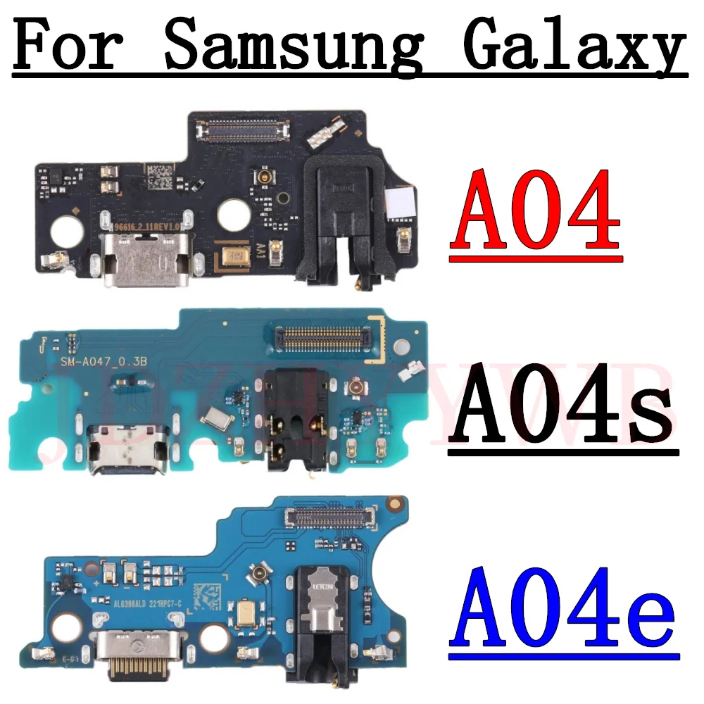 USB Charger Port Flex Dock Connector USB Fast Charging Board For Samsung Galaxy A04 A04S A04E A045F A045M A047F A047M A042F A042