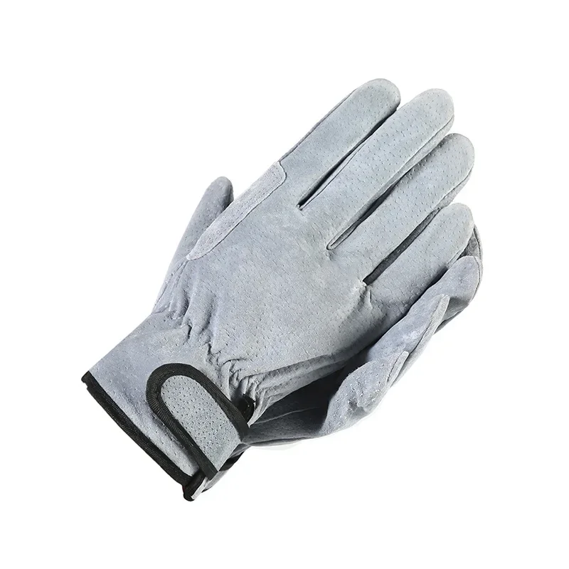 Work Gloves Leather Workers Work Welding Safety Protection Garden Sports Motorcycle Driver Wear-resistant Gloves Average Code