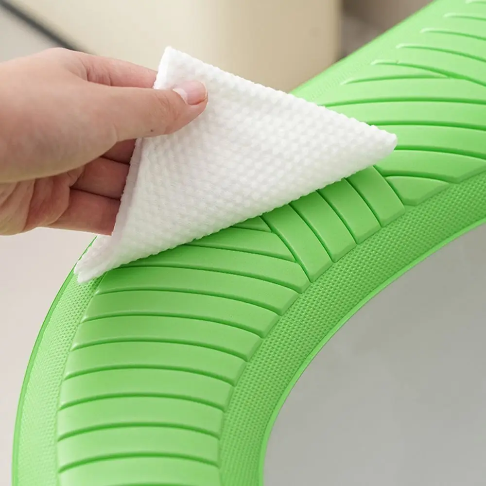 Soft Toilet Seat Cover Non-Slip U-shape Toilet Seat Cushion Thickened Solid Color Texture Thickened Toilet Seat All Seasons