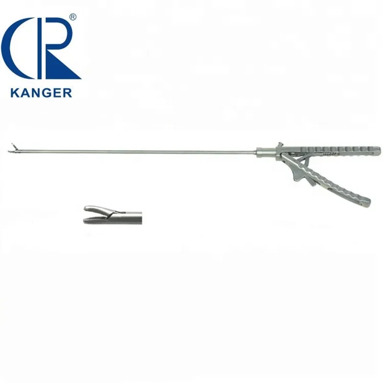 Laparoscopic instruments V shaped self righting Needle holder forceps