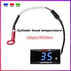 koso head temperature probe meter For nmax cb500x Adapter Scooter And Racing Motorcycle thermometer 10/14 mm