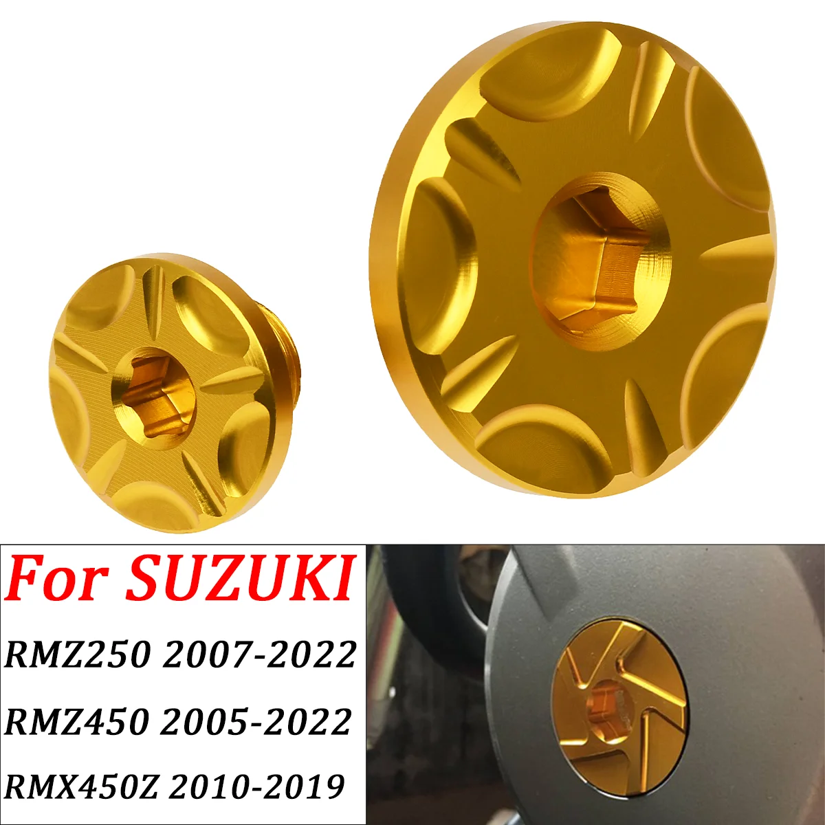 Engine Timing Cover Timing Plug bolt For Suzuki RMZ450 2005-2022 RMZ250 2007-2022 RMX450Z 2010-2019 RM RMZ 250 450 Motorcycle