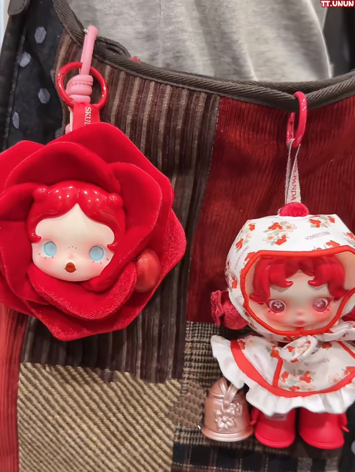 

POP MART SKULLPANDA 'Petals in Four Acts' Series Earphone Bag Blind Box CuteToy Desktop Action Figure Collectible Surprise Gift