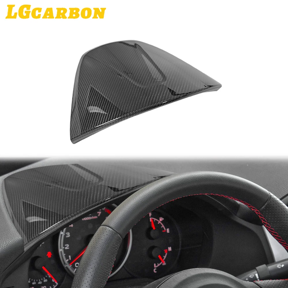 

LGcarbon для Toyota 86 Subaru BRZ 2012-2020, внутренняя панель из углеродного волокна, спидометр, приборная панель, декоративная накладка