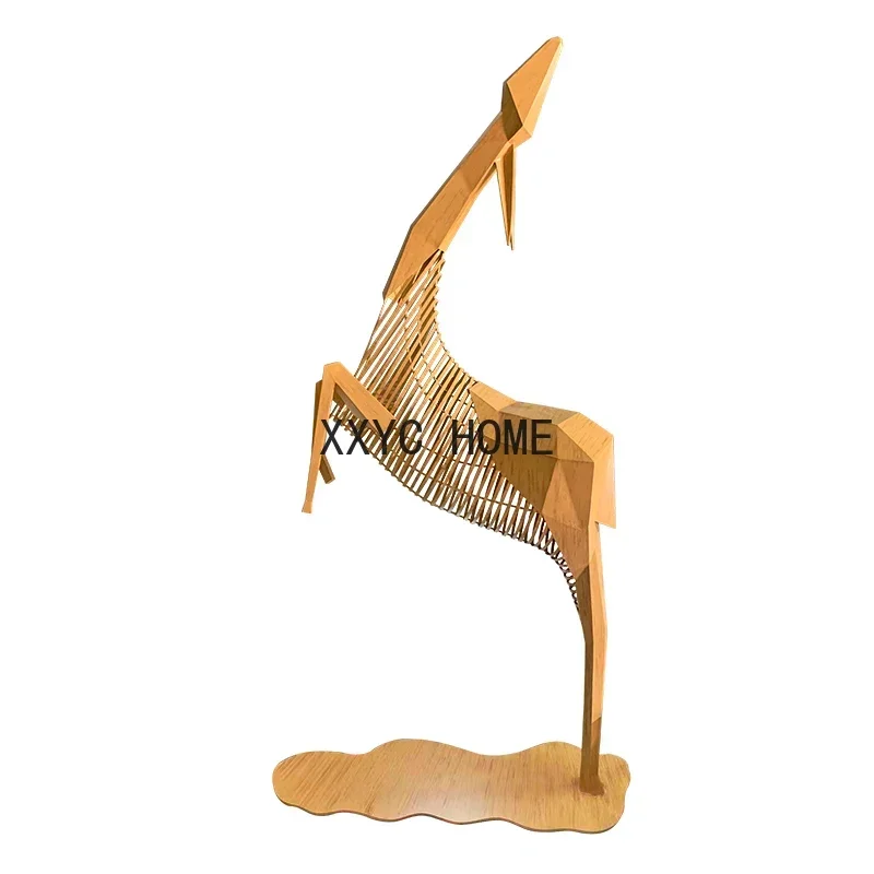 TAO Stainless steel outdoor square garden hotel custom large-scale sculpture creative floor decoration ornaments
