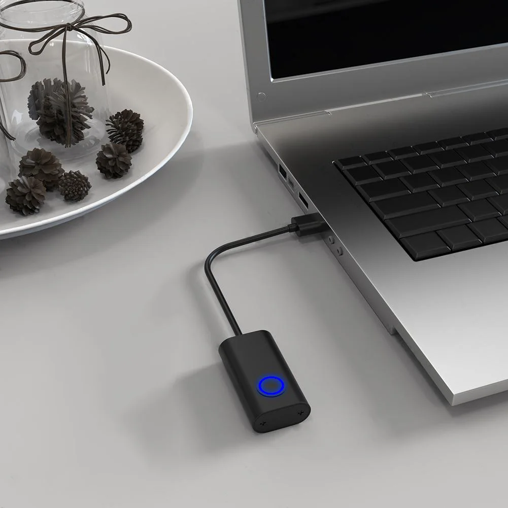 2 in 1 Mouse Wiggler Shaker USB Type-C Mouse Jiggler with ON/OFF Switch Drive Free Automatic Mouse Shaker for Computer Awakening