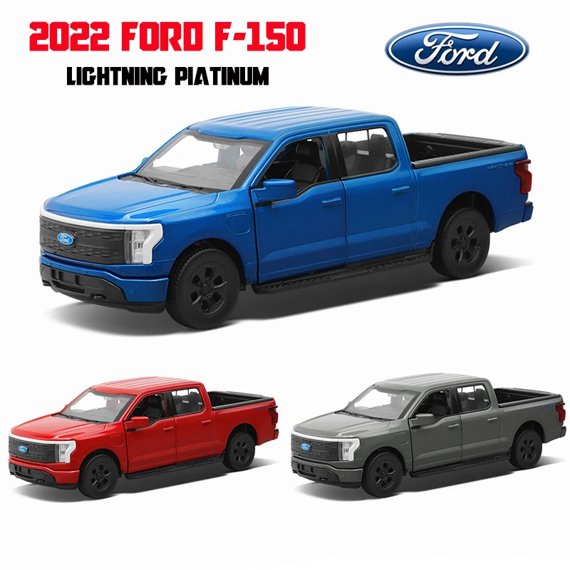 MSZ 1:32 2022 FORD F-150 Lightning Piatinum car mold die-casting decoration series toy tools gift Alloy manufacturing