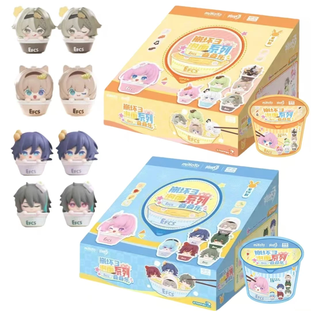Honkai Impact 3 Blind Box Instant Noodles Series Niedliche Figurenmodelle Cartoon-Kollektion Heimdekoration Überraschungsgeschenk Auf Lager