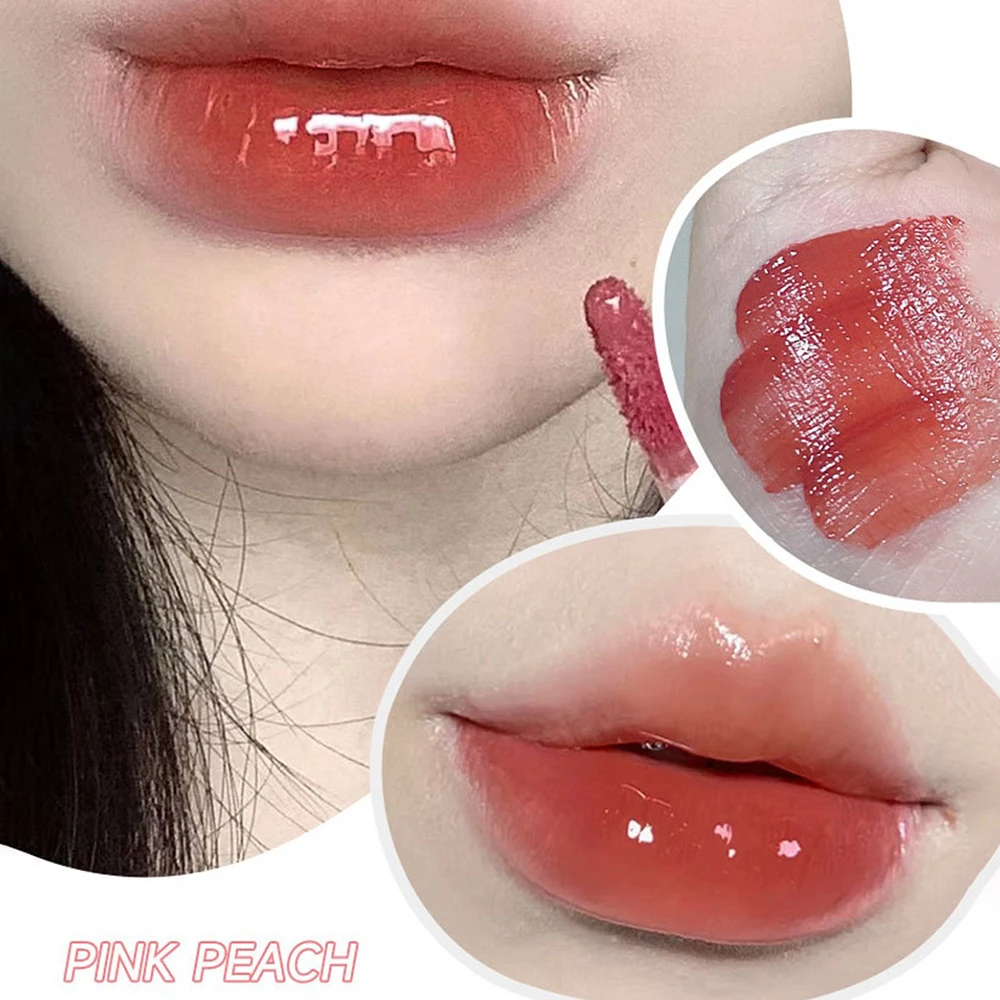 Lip Gloss Mirror Water Liquid Lipstick Cosmetics Red Lip Tint Moisturizing 6 Color Lip Glaze Female Makeup Waterproof