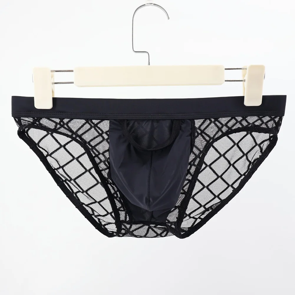 

Men's Panties Jacquard Gay Sissy Bulge Pouch Underpants Solid Briefs Comfort Breathable Lingerie Low Rise Underwear Knickers