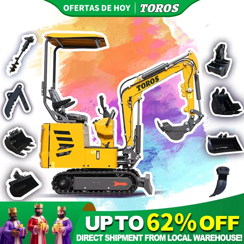 Miniescavadeira de 1 tonelada fabricante Kubota Engine Digger 1000 kg agrícola personalizável EURO 5 Miniescavadeira para venda