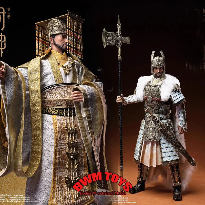 

In Stock 303TOYS CT001 CT002 1/6 Scale Male Soldier Fengshen King Shang Zhou Yin Shou 12inch Action Figure Doll Collection