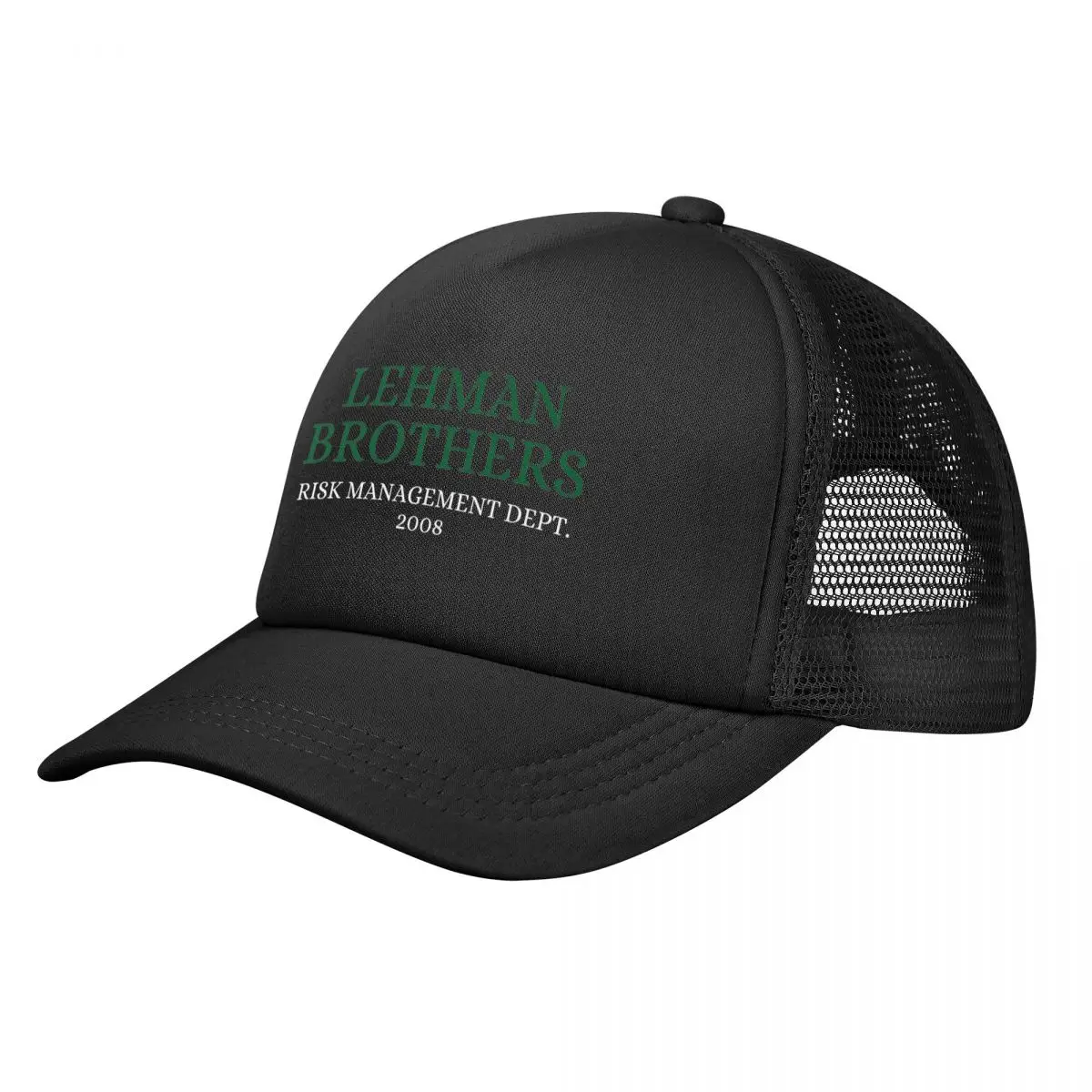 

Summer Cooling Lehman Brothers Risk Management Department 2008 Mesh Baseball Caps Unisex Adjustable Foam Trucker Hat