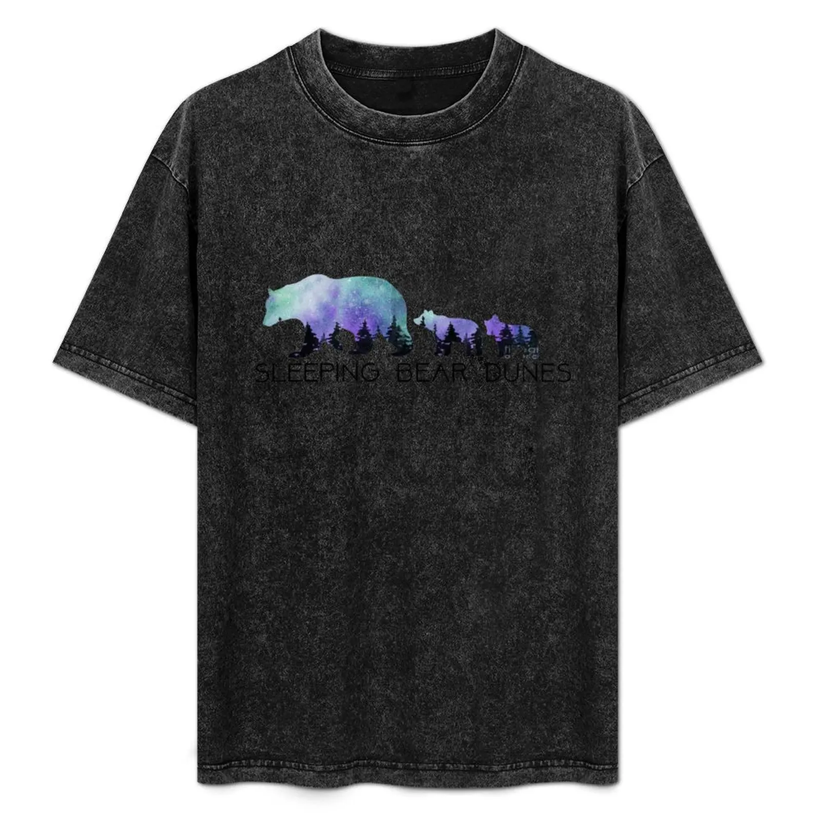 

Sleeping Bear Sand Dunes T-Shirt Work Daily Short Sleeve Top
