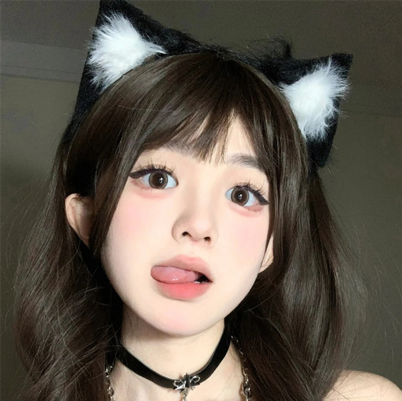 رباط شعر نسيج الدانتيل أفخم لوليتا إكسسوارات الشعر محاكاة آذان رباط شعر 4 ألوان Comic-Con كوس الأذن هيرباند #5