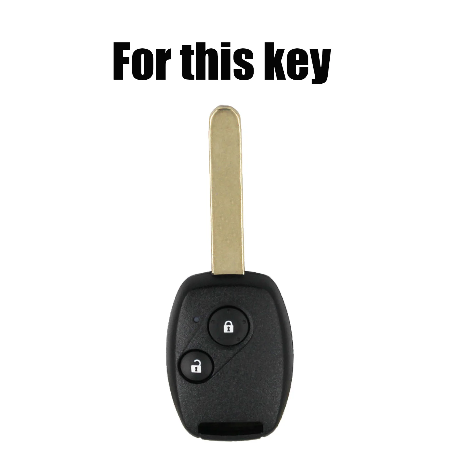 2 Button Car Key Case Shell Remote Fob Cover For Honda CRV Civic Insight SRV Jazz Pilot chord Jazz Gr8 150 R Auto Parts