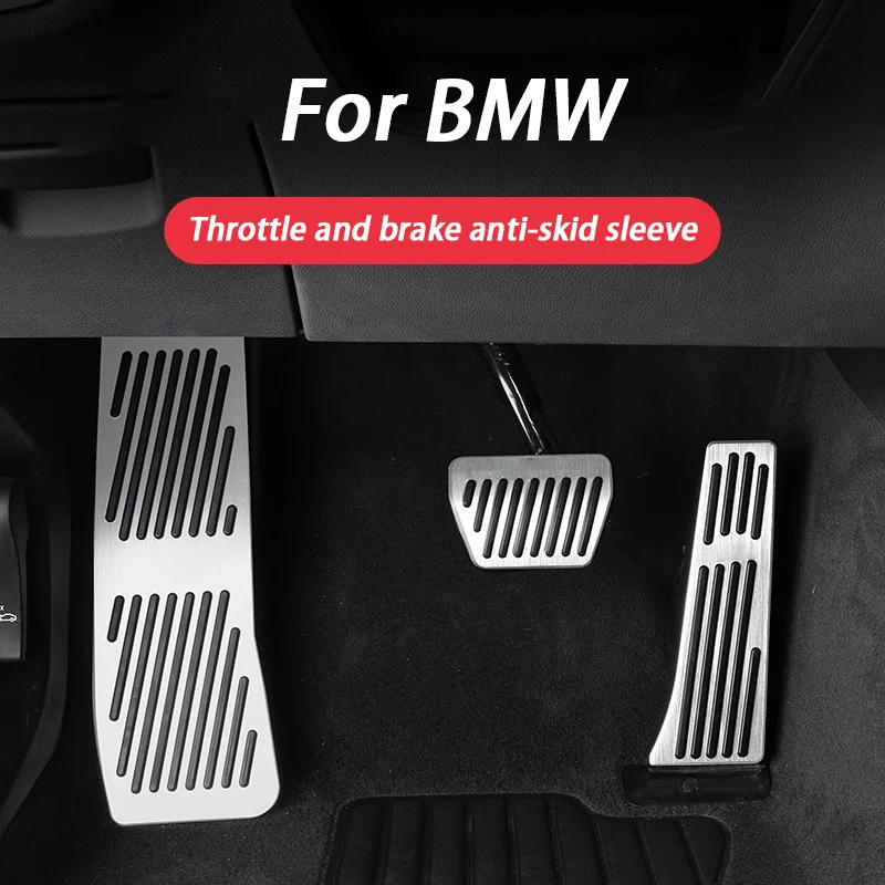 Car Accelerator Brake Foot Pedal Trim Case For BMW X1 X2 X3 X4 ix3 1 3 5 Series 6GT F20 F45 G20 G80 G30 F90 G45 G01 G02 G08 G32