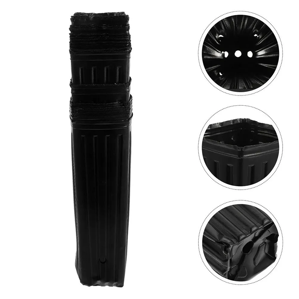 60 قطعة أواني شجرة Pp سميكة في الهواء الطلق حديقة كوب التغذية زراعة الحضانة كاتب الحاويات زهرة الخضار تنمو الكؤوس