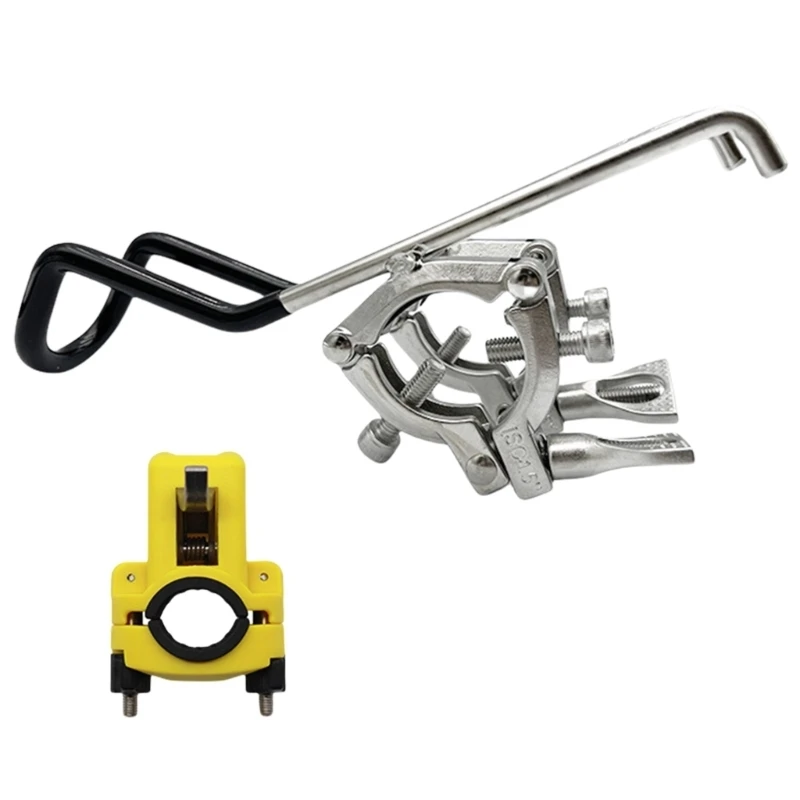 

Fishing Rod Support Holder Stainless Steel Fishing Rod Bracket Boats Fishing Rod Clamp Holder Boats Rail Mount Drop Shipping