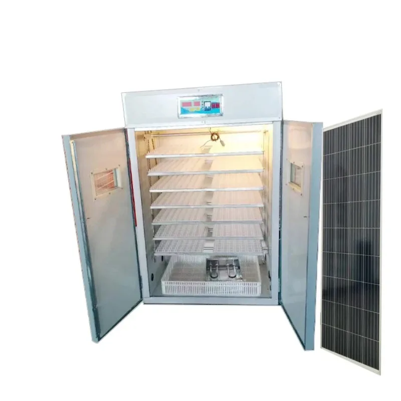 Fully Automatic Eggs Hatching Machine Chicken Goose Bird Quail Turkey Duck Solar Incubator