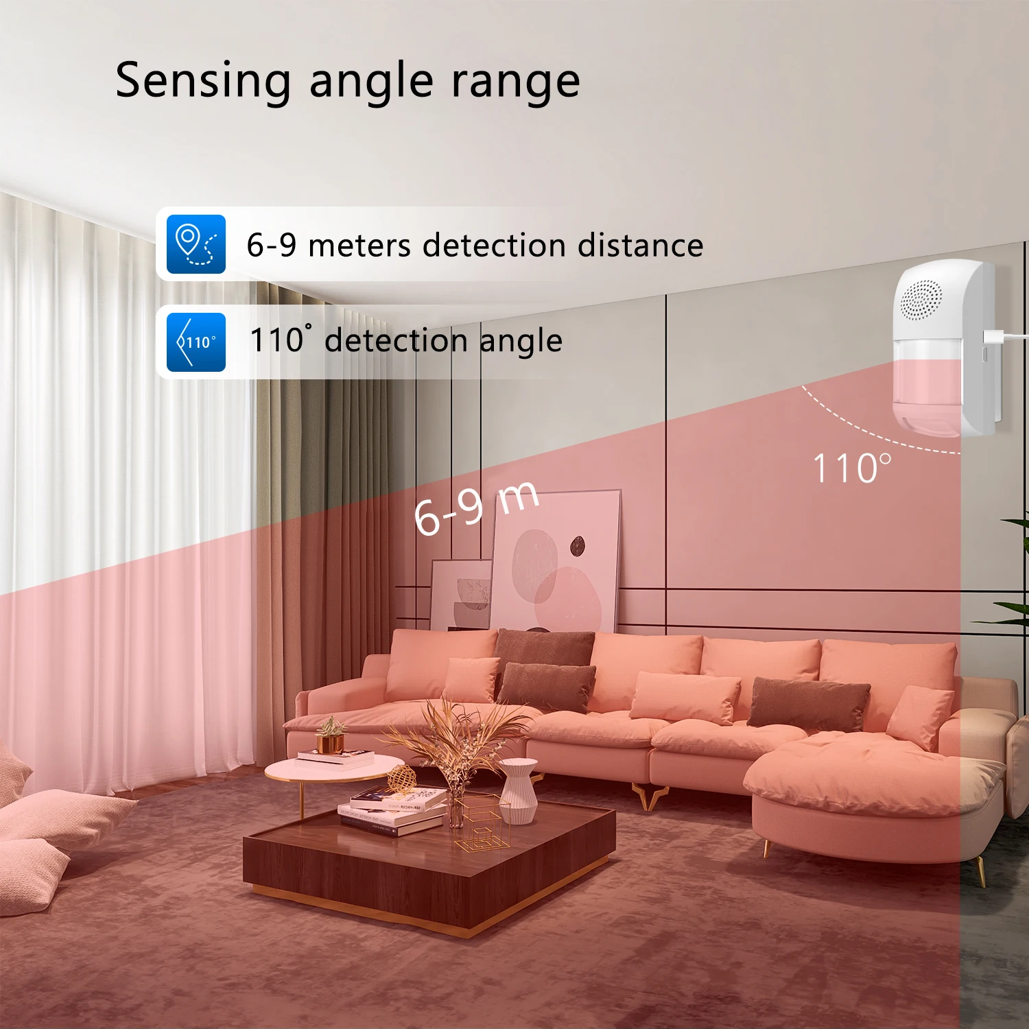 TUYA WiFi PIR Motion Sensor Home Burglar Alarm System Infrared Movement Detector Remote Control Pet Immune Timing Arm Disarm