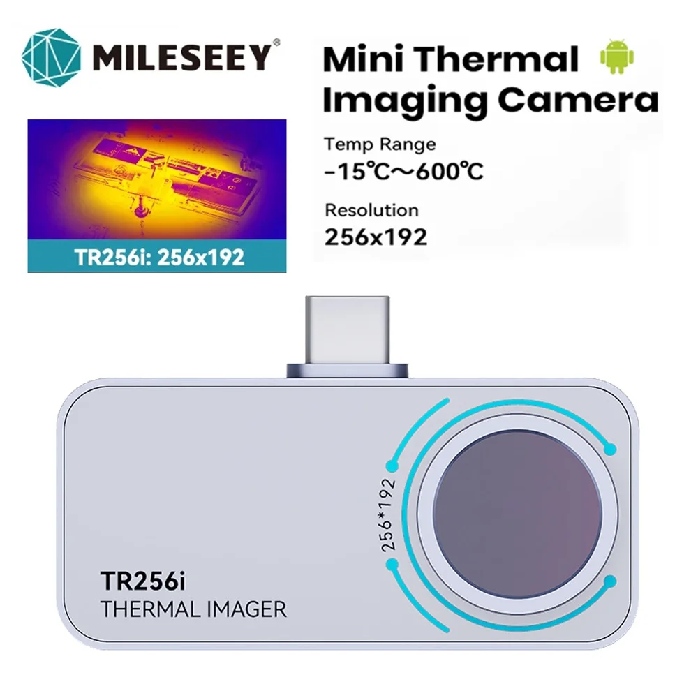 MILESEEY TR160i TR256i Android Type-C Infrared Thermal Imager 256x192 Portable Mini Industrial Thermal Imaging Camera