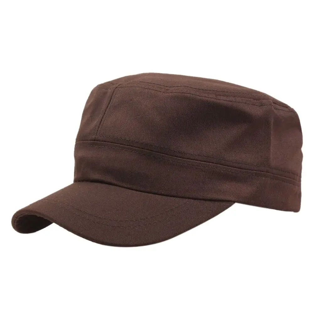 

Breathable Summer Sunscreen Fisher Hats Women Men Flat Top Caps Cadet Hat Men Cap Bone Cap