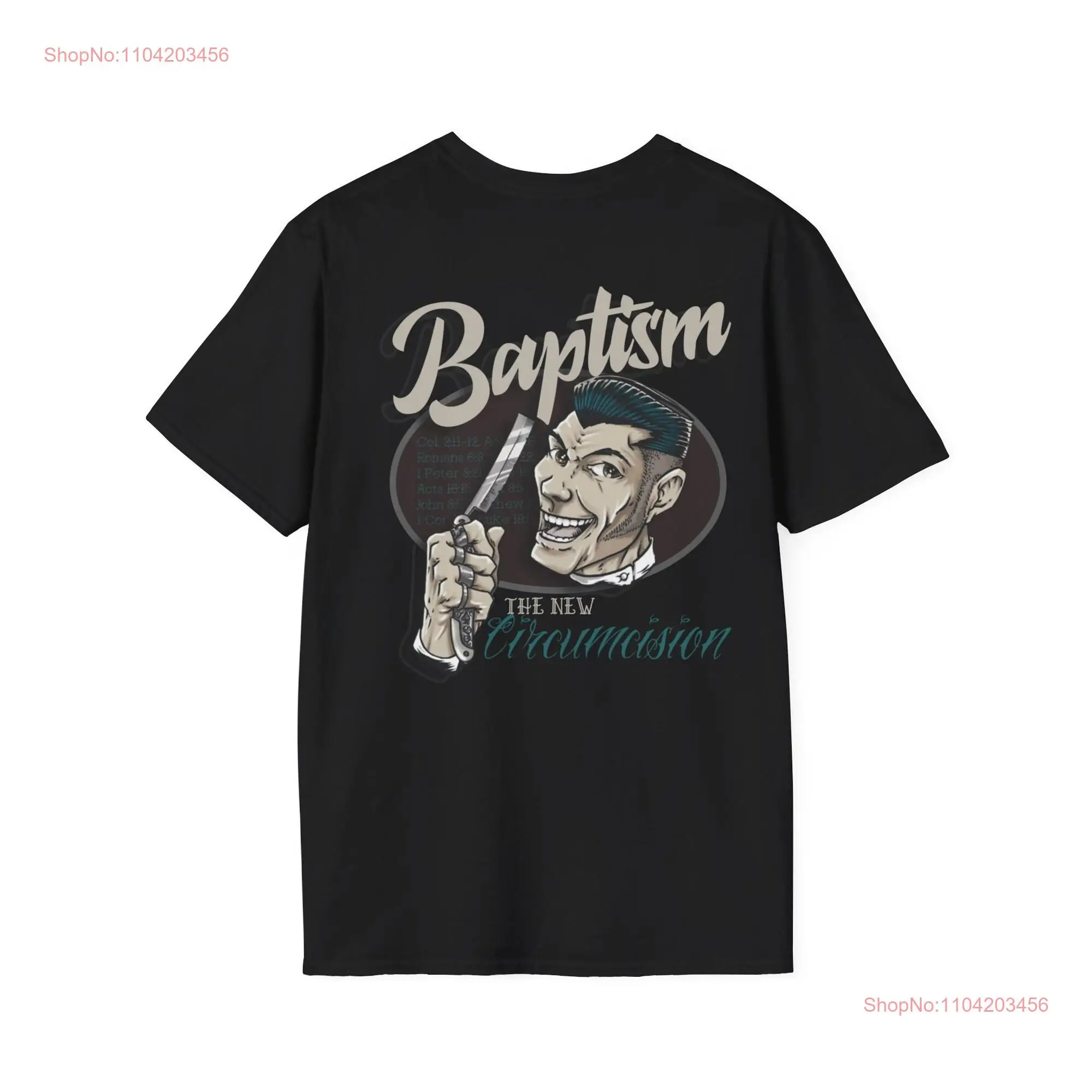 Baptism is the new circumcision SR Traditional Orthodox Catholic Christian Religious T Shirt long or short sleeves