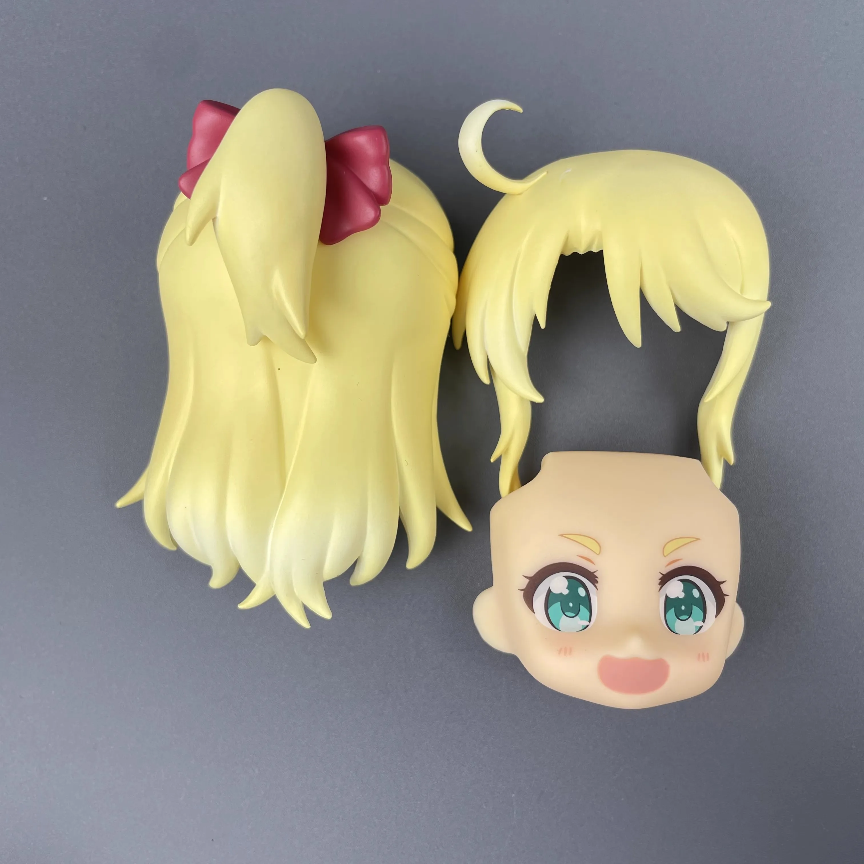 Ob11 GSC DOLL Clay white model hair  doll accessories