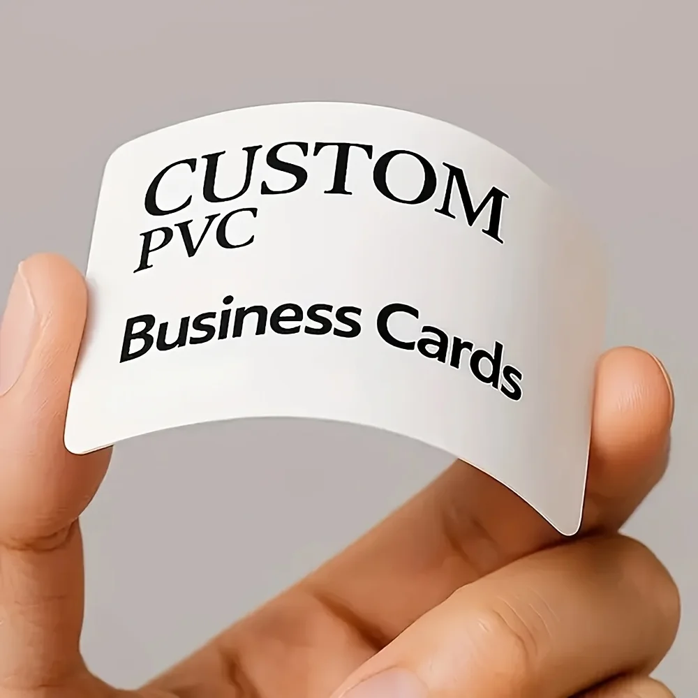 

500pcs Customize PVC Business Cards Organize Commercial Activities Exhibitions Membership Cards Custom Design High-quality