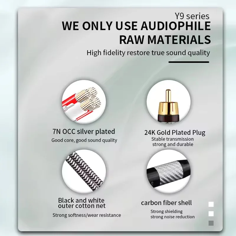 XLR Connector Audio Cables RCA To XLR Female Male Single Crystal Copper Cannon Balanced Line Microphone Mixer Cable
