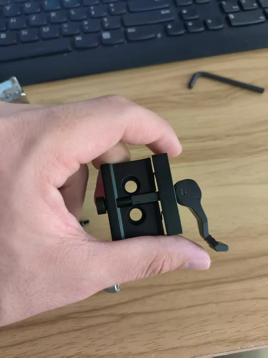 Quick-release Picatinny mount for Infrared thermal imaging camera JS Nighthawk x2