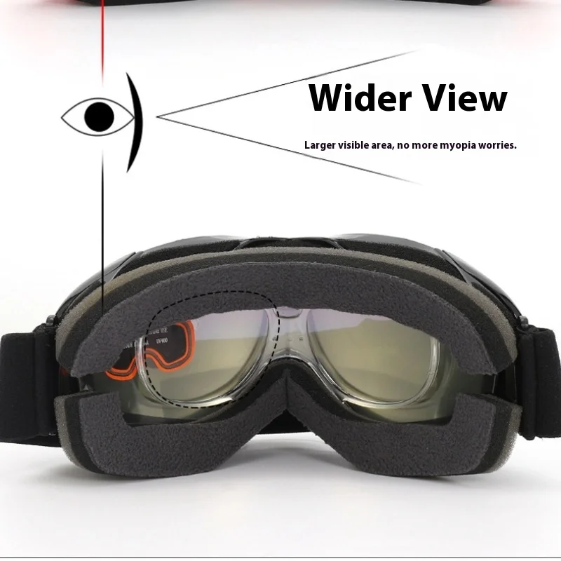 Universal Ski Goggles Near-Sightedness Ring Adapter  Inner Frame Ski Eye Protection Glasses Suitable For Myopic Lenses