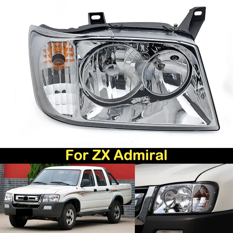 

DECHO For ZX Admiral Headlight Front bumper headlight headlamp Assembly head light head lamp Assy