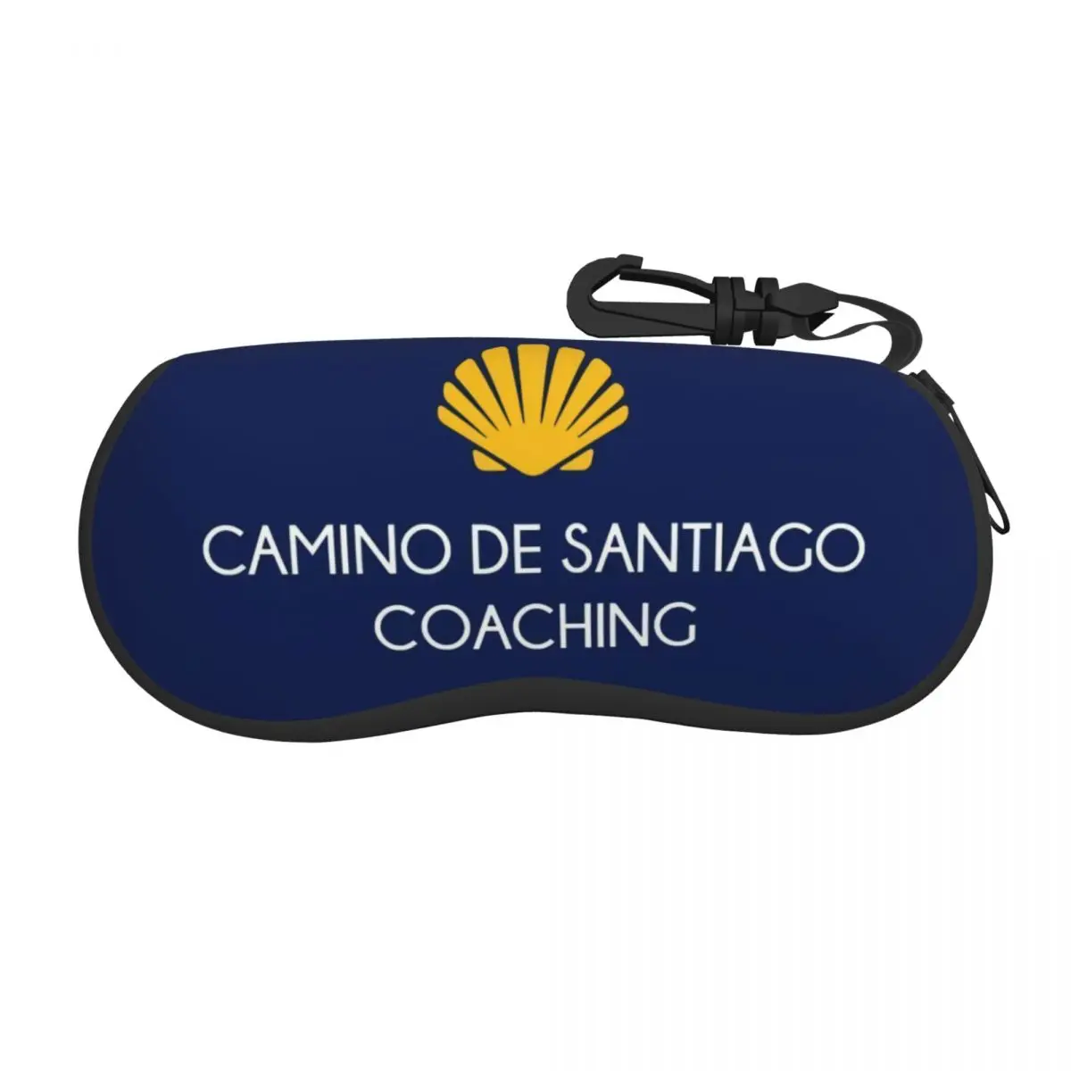 Custom Camino De Santiago De Compostela Shell Saint Eyeglass Glasses Case Men Women Soft Sunglasses Protective Pouch