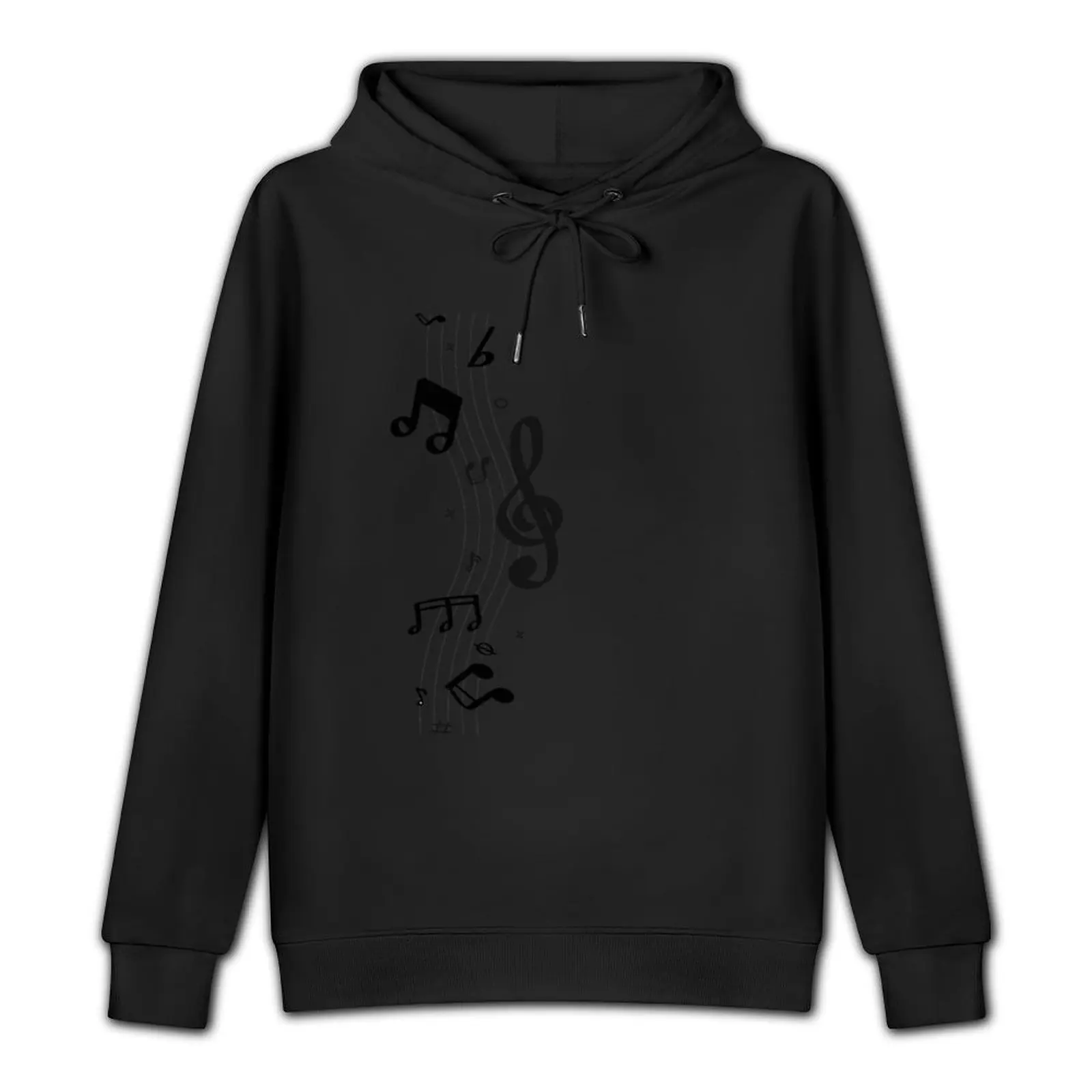 Musical Notes Pullover Hoodie korean autumn clothes aesthetic clothing hoodie for men